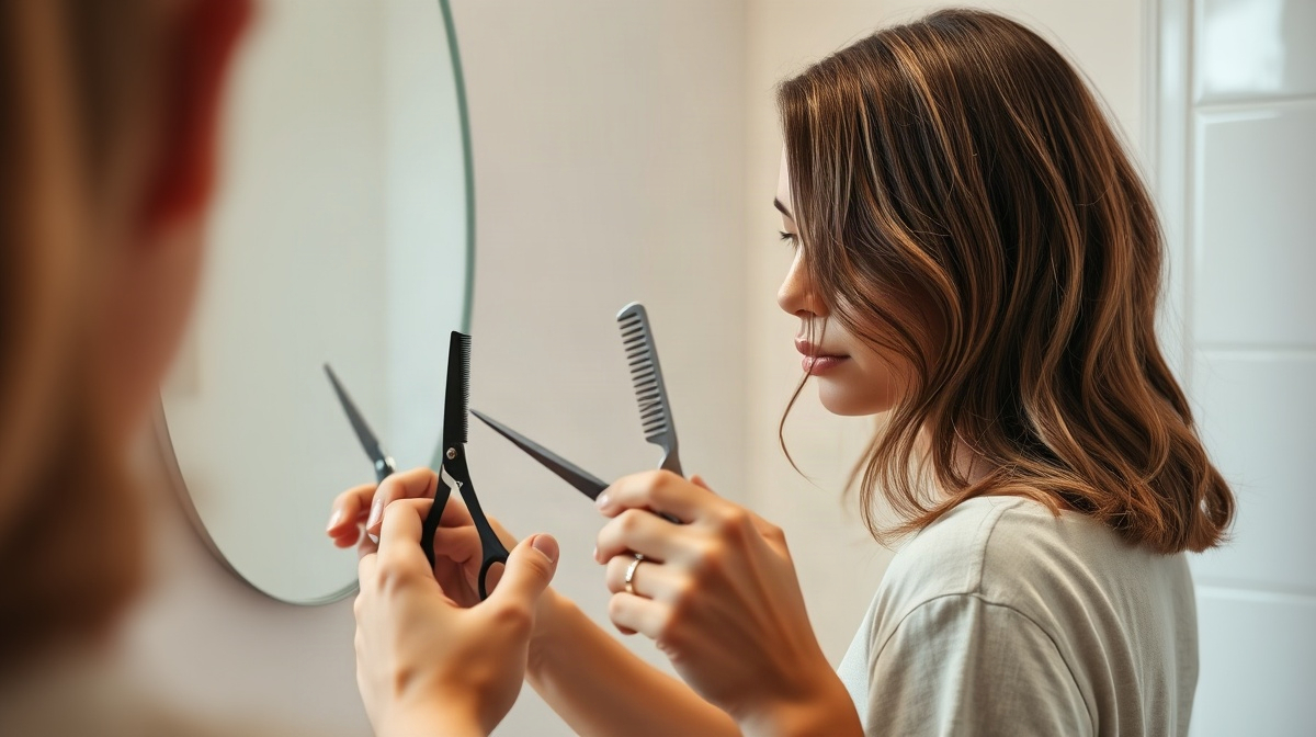Comment se couper les cheveux soi-même sans les rater