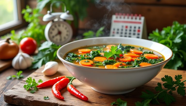 La soupe brûle-graisse pour perdre 7 kg en 10 jours naturellement