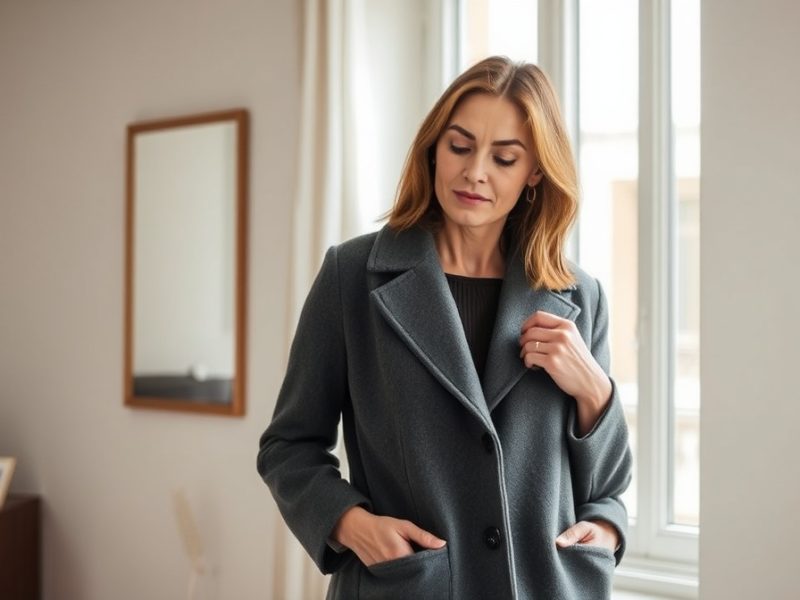 Faut-il découdre les poches (et la fente au dos) d&rsquo;un manteau neuf ?