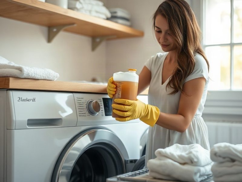 Quel dosage d&rsquo;eau de Javel pour blanchir le linge (et les précautions à connaître)