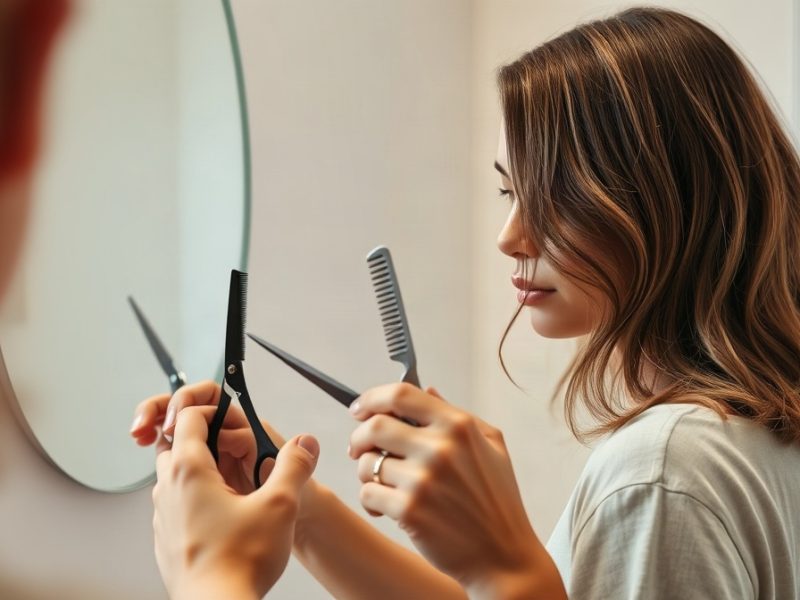 Comment se couper les cheveux soi-même sans les rater